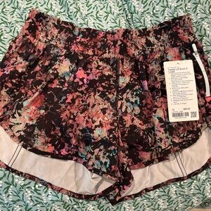 lululemon athletica Black and Pink Athletic Shorts